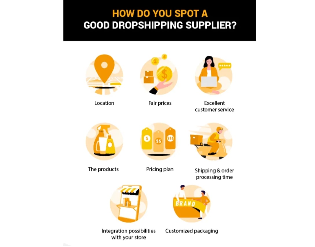 Choose the right suppliers